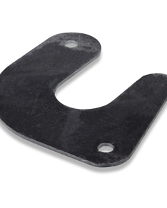 Retainer hook for ribbed tube